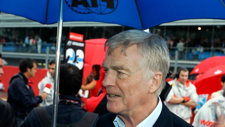 Mosley beim GP von Monza im Jahr 2008.