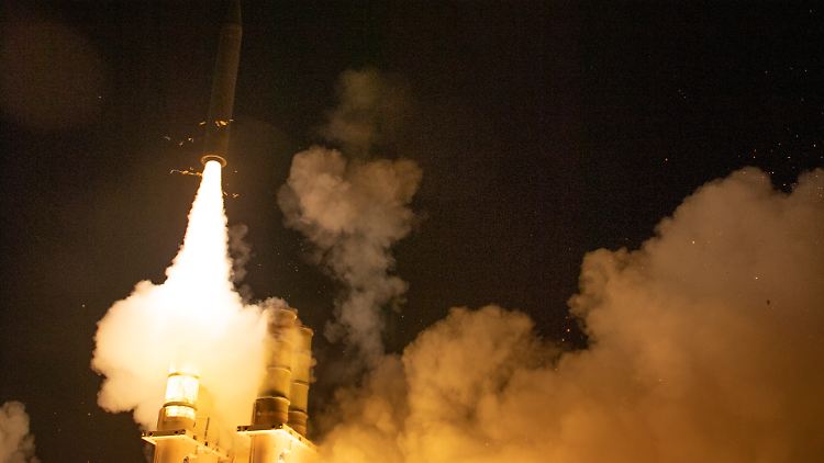 Der Start einer Rakete des Raketenabwehrsystems "Arrow 3". Die israelische Armee setzt im Fall eines Kaufs durch Deutschland auf eine Vertiefung der Zusammenarbeit mit der Bundeswehr.