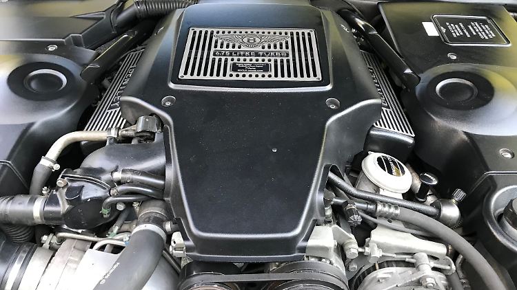 Der alten 6,75-Liter-V8 des Brooklands wurde die Vorlage für ein modernisiertes Triebwerk des Arnage.