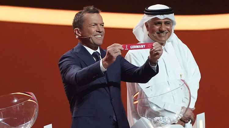 Losfee Lothar Matthäus in Doha.