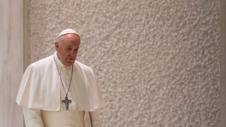 Er empfinde "Scham" und "Schmerz", sagt Papst Franziskus.