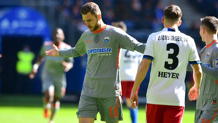 Denis Srbeny traf spektakulär gegen den HSV.