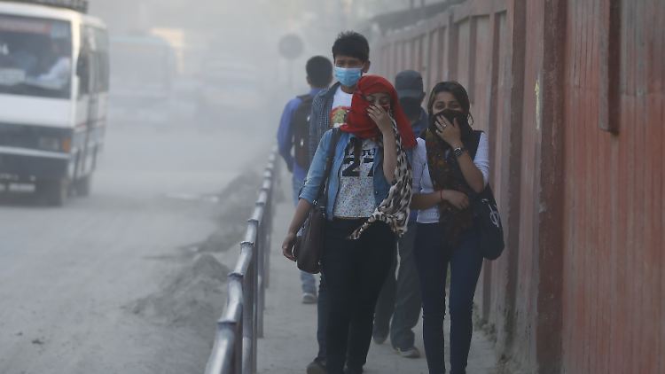 In Nepal ist Luftverschmutzung ein großes Gesundheitsrisiko.