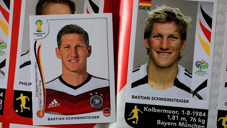 Schweinsteiger im Wandel der Zeit. 