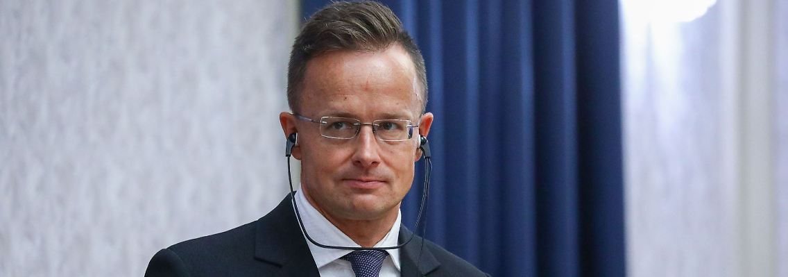 Außenminister Ungarns, Peter Szijjarto.