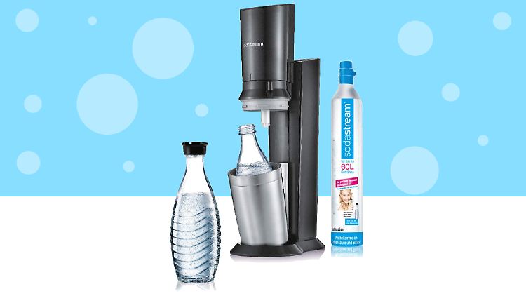 Den Wassersprudler SodaStream Crystal 2.0 gibt es bei Amazon im günstigen Set.