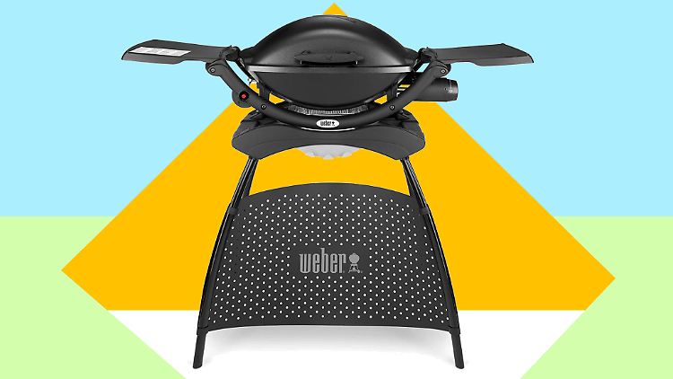 Den Weber-Gasgrill Q2000 gibt es bei Amazon besonders günstig.