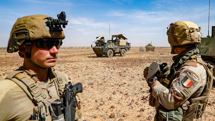 Französische Soldaten in Mali - der Abzug hat allerdings bereits begonnen.