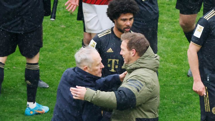 Nach dem Spiel war die Welt noch in Ordnung. 
