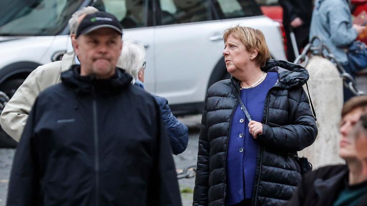 Merkel auf Sightseeing-Tour in der Ewigen Stadt.