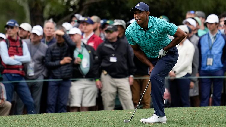 Er ist zurück auf dem Grün: Tiger Woods.