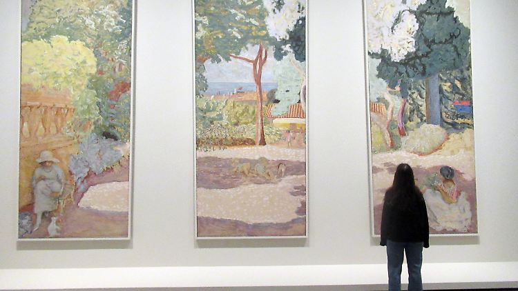 "Das Mittelmeer" von Pierre Bonnard - als Leihgabe der Eremitage in St. Petersburg kehrt es vermutlich zurück.