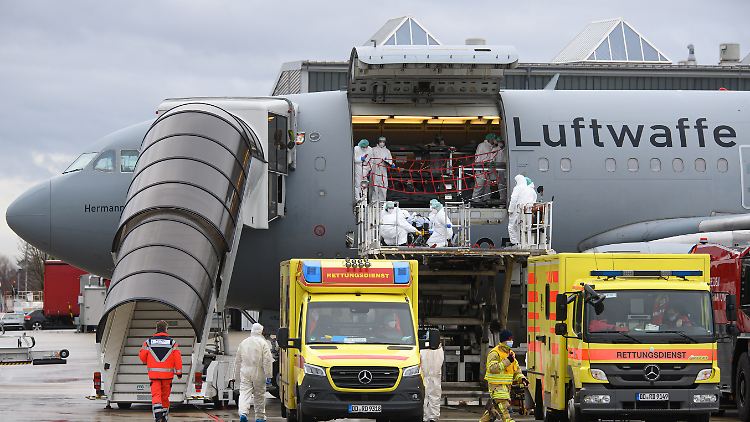 Der A310 Medevac der Luftwaffe hatte noch Ende vergangenen Jahres Corona-Patienten befördert.