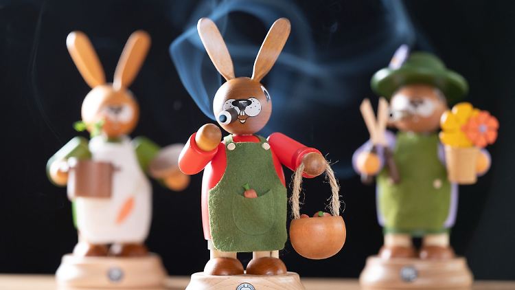 Dies ist gewiss ein traditioneller Sehrgut-Osterhase. 