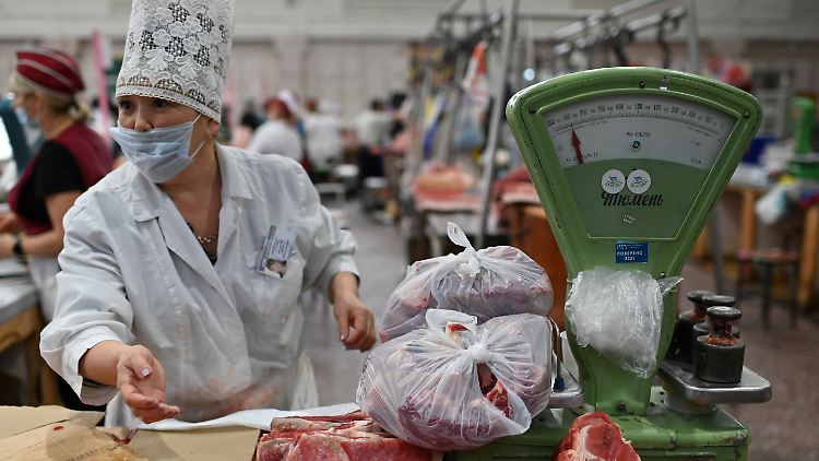 In Russland gewinnt die Inflation an Fahrt. 