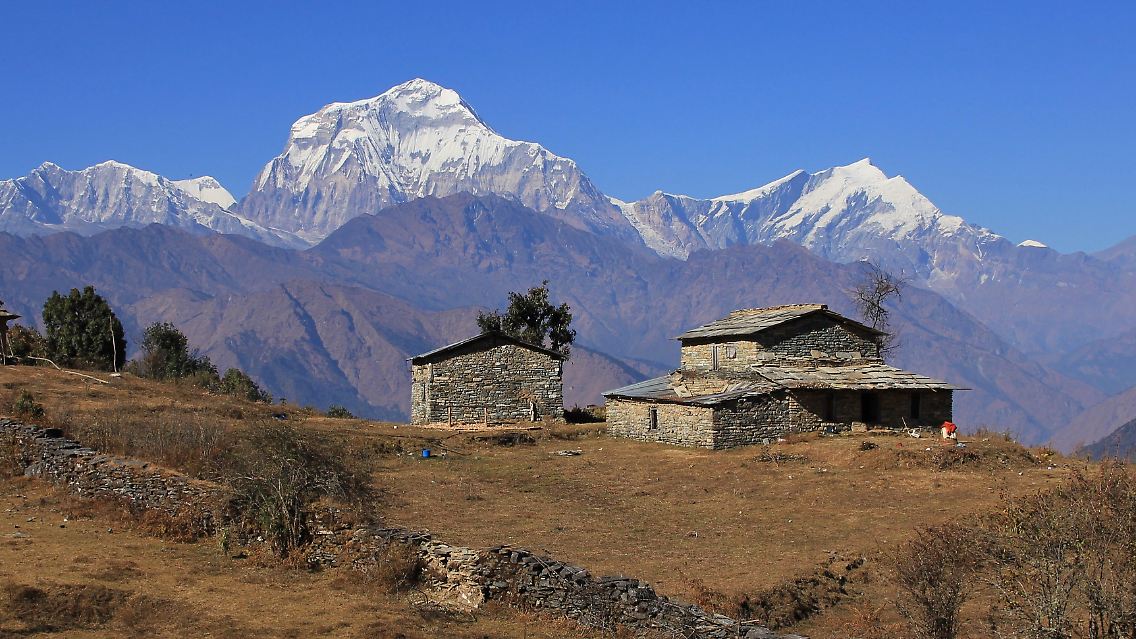 Der Dhaulagiri ist der siebthöchste Berg der Welt.