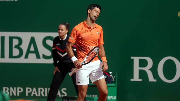 Bei seinem Comeback hatte Djokovic nicht viel zu lachen.