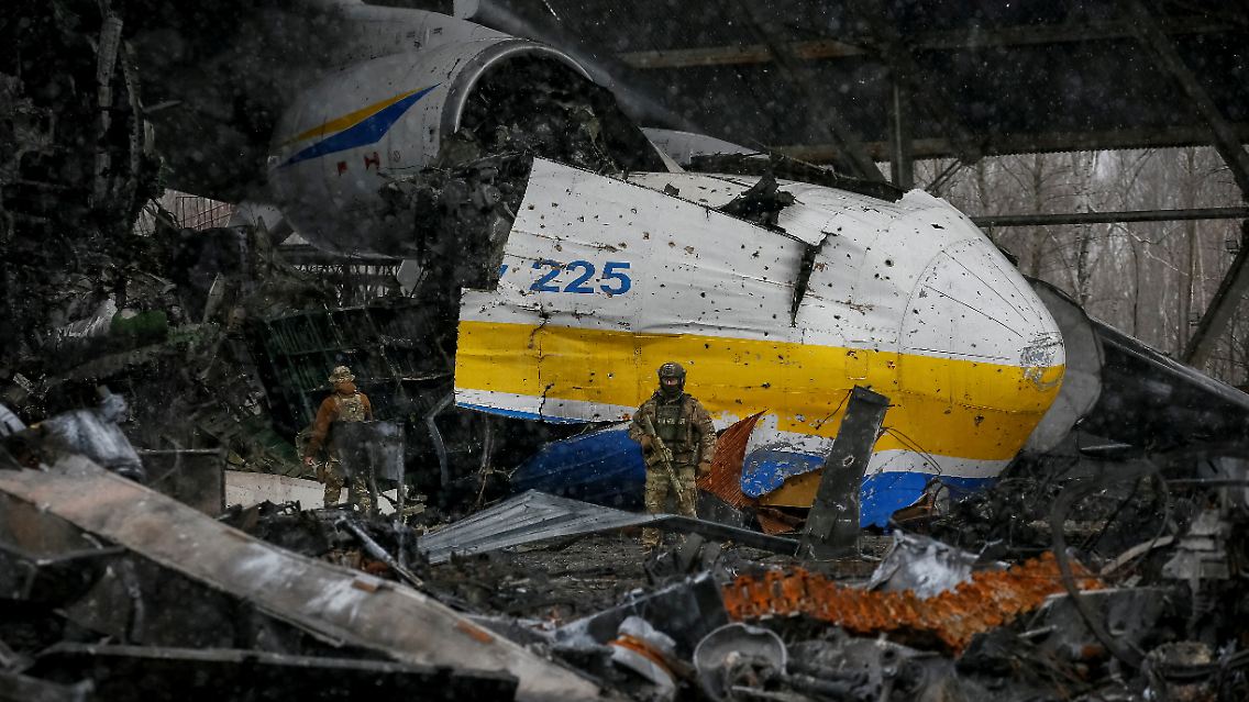 … die berühmte Antonow An-225.