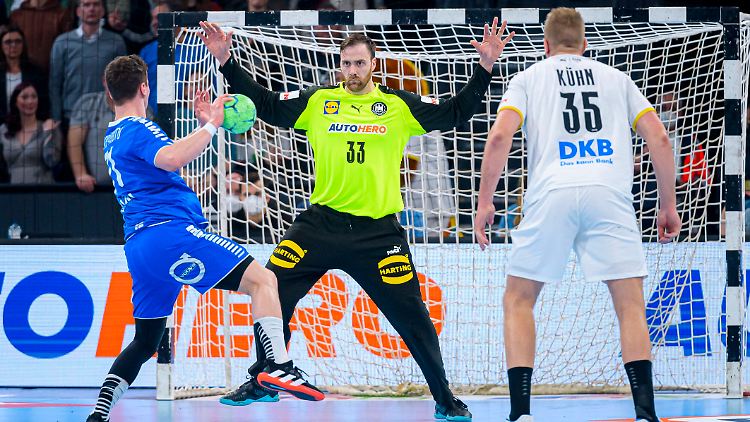Das DHB-Team konnte auf einen bärenstarken Keeper Wolff bauen.