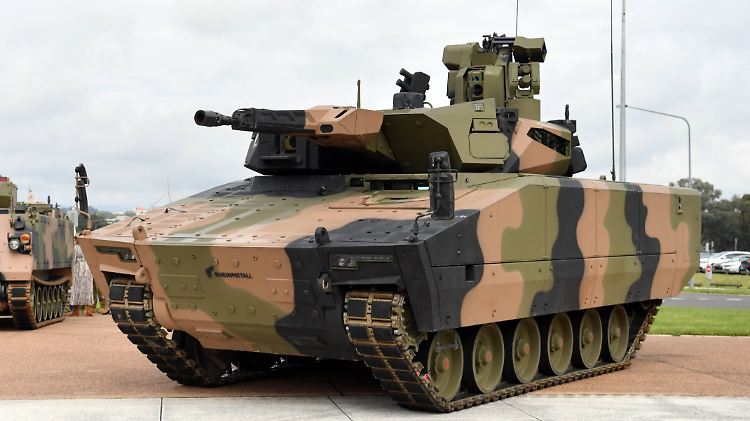 Der Schützenpanzer Lynx soll ab 2025 in der Ukraine hergestellt werden.