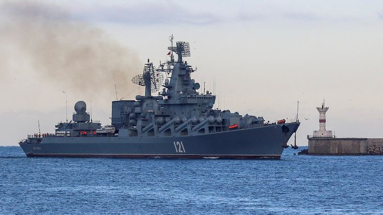 Ob die "Moskwa" tatsächlich von ukrainischen Raketen getroffen wurde, ist bislang nicht bestätigt.