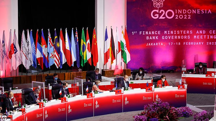 Das letzte G20-Treffen fand Mitte Februar, eine Woche vor der russischen Invasion der Ukraine, statt.  