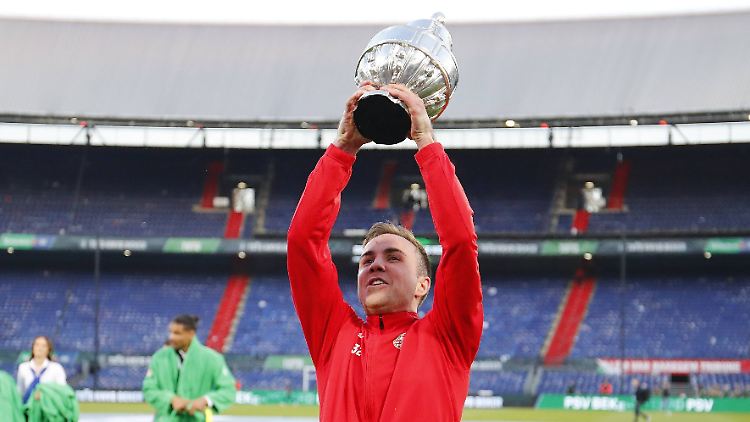 Götze jubelt gerne.