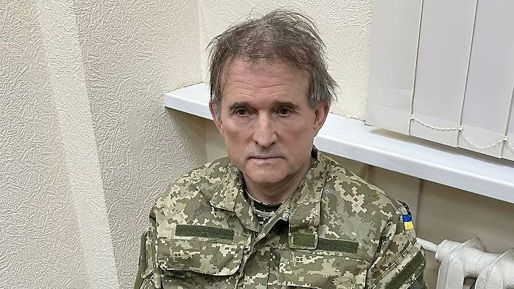 Der pro-russische Unternehmer Medwedtschuk wurde in der vergangenen Woche in der Ukraine festgenommen.