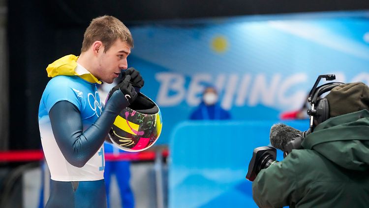 Wladislaw Heraskewitsch bei den Olympischen Winterspielen in Peking. 