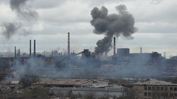 Das Stahlwerk Asowstal steht im Zentrum der Kämpfe um Mariupol. 