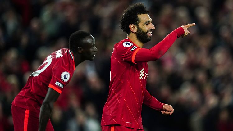Er trifft wieder: Mohammed Salah netzte für Liverpool zum 2:0 und 4:0 ein.