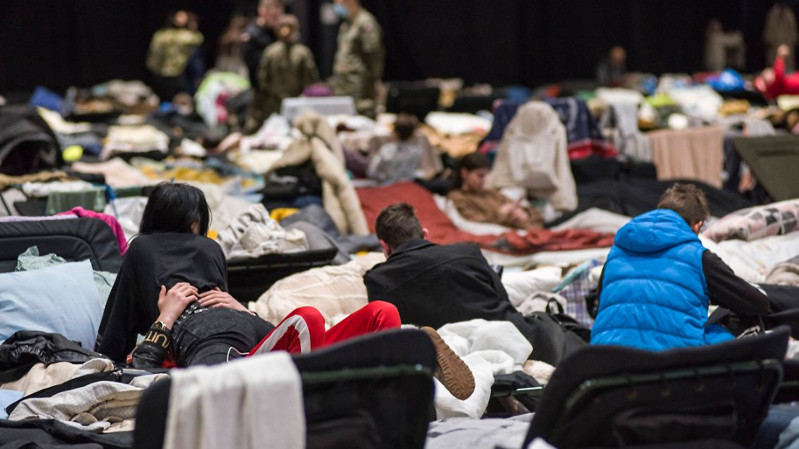 Millionen Menschen sind wegen des Krieges aus der Ukraine geflohen