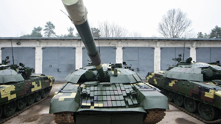 Die Ukraine soll vor allem T72-Panzer bekommen.