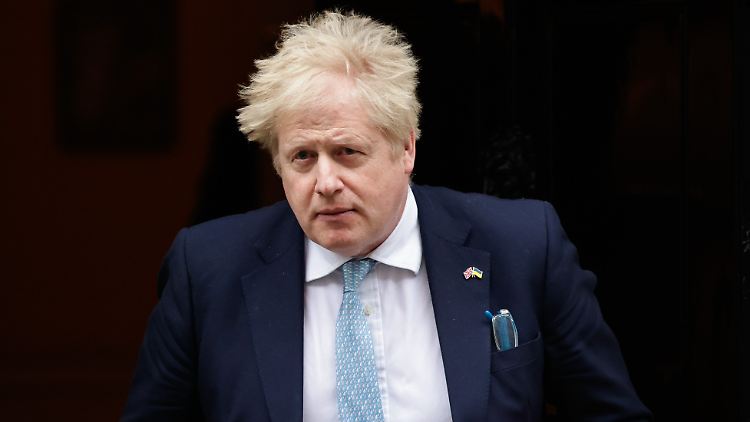 Johnson steht in der "Partygate"-Affäre stark unter Druck. 