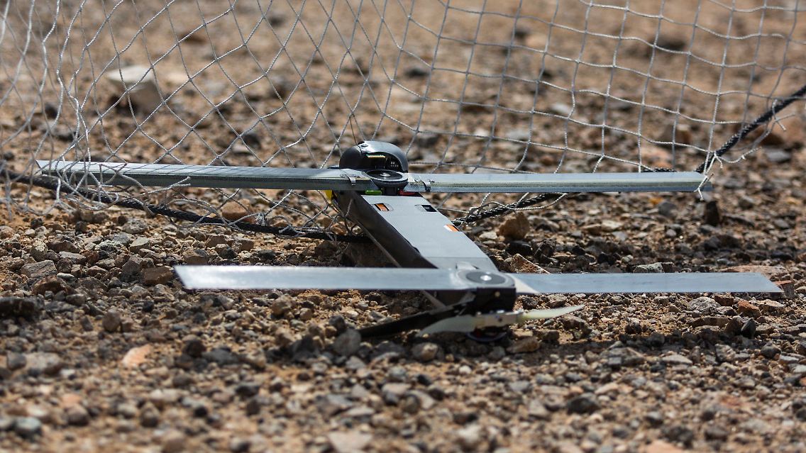 Eine Switchblade-Drohne des US-Militärs - sie zerstören sich bei ihrem Angriff selbst.