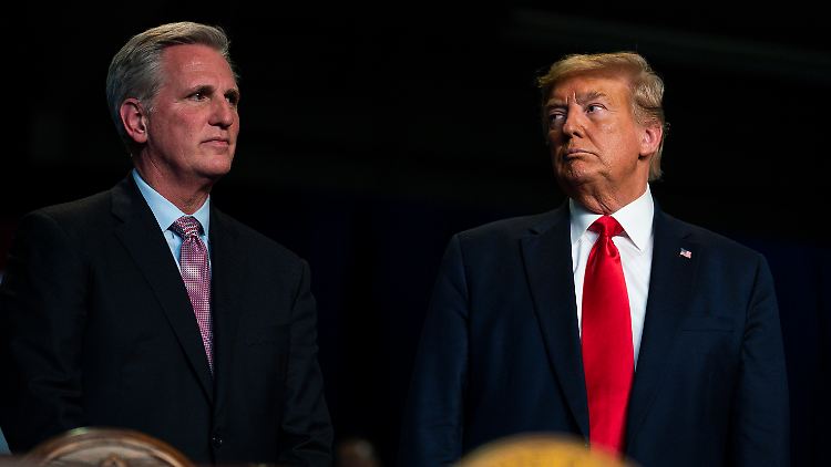 Kevin McCarthy wollte Trump nach dem Kapitol-Sturm zum Rücktritt bewegen. 