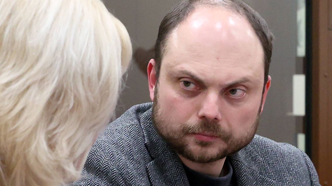 Wladimir Kara-Mursa büßt bereits eine Strafe wegen Nichtbefolgens einer Polizeianweisung ab.