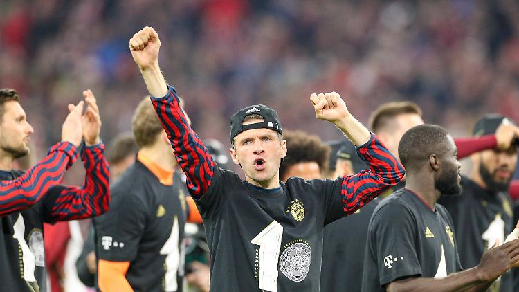 Thomas Müller ist zum elften Mal deutscher Fußball-Meister.