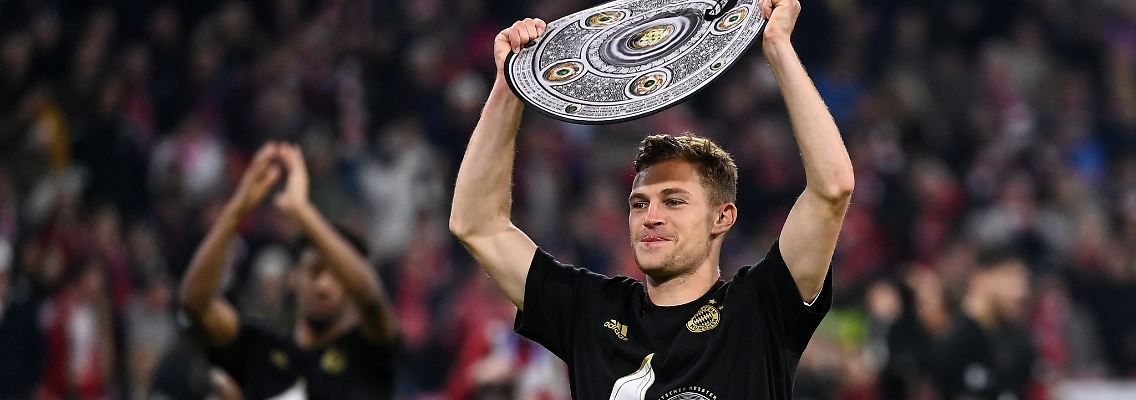 Freut sich über die zehnte Meisterschaft seines Vereins in Folge: Bayern-Spieler Joshua Kimmich.