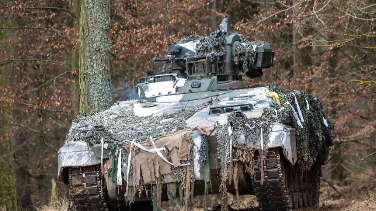Die Munition für den deutschen Schützenpanzer Marder stammt aus der Schweiz.