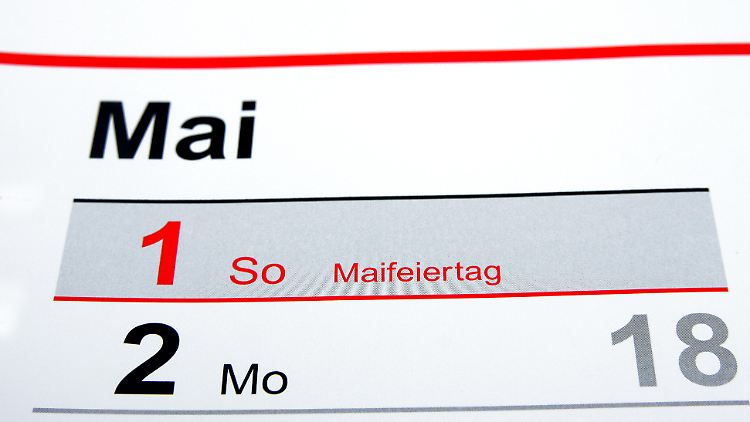 Die Freude über den Feiertag am 1. Mai ist dadurch getrübt, dass er auf einen Sonntag fällt.