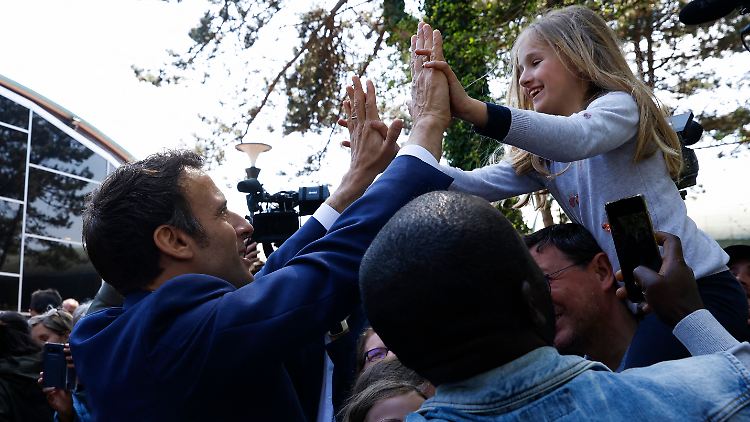 Will nicht mehr als elitär erscheinen: Frankreichs alter und neuer Präsident Emmanuel Macron