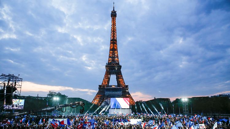 Wahl in Frankreich, Krieg in der Ukraine: Macron verspricht ein "stärkeres Europa".