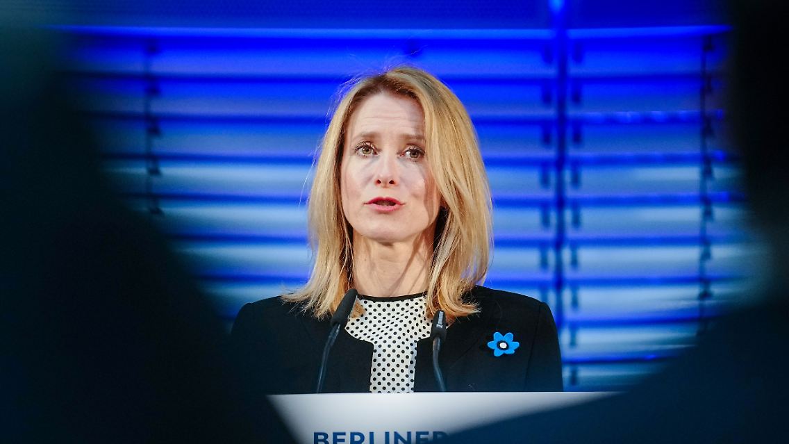 Kaja Kallas bei der FDP-nahen Naumann-Stiftung