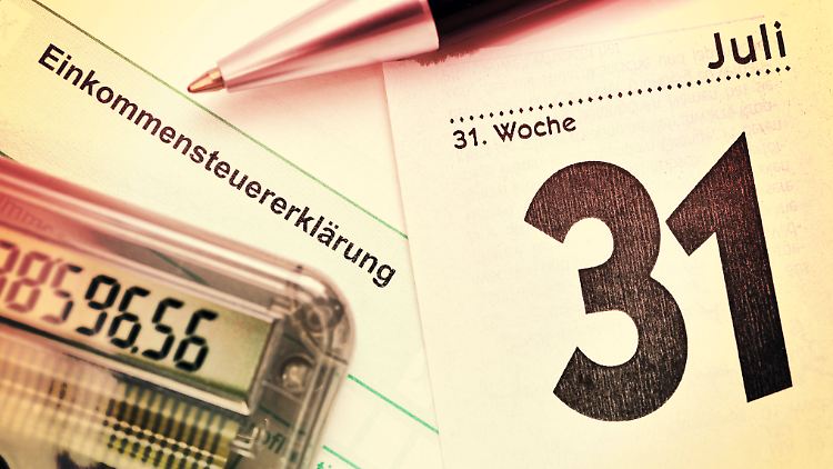 Normalerweise müssen die meisten Steuerzahler die Steuererklärung spätestens bis zum 31. Juli abgeben.