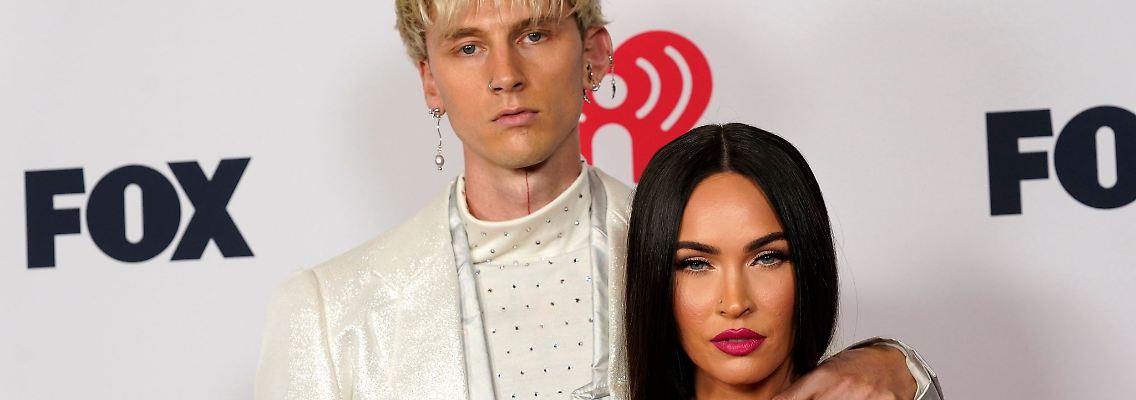US-Schauspielerin Megan Fox und ihr Verlobter, der Rapper Machine Gun Kelly.