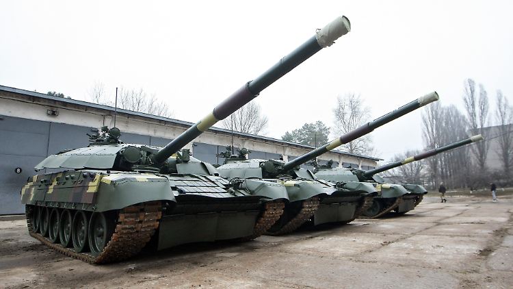 Die Ukraine hat bereits T-72 in ihrem Bestand - hier modernisierte Versionen.