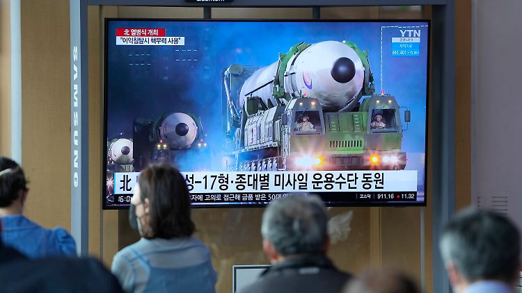 Nordkorea hält an seiner nuklearen Aufrüstung fest. 