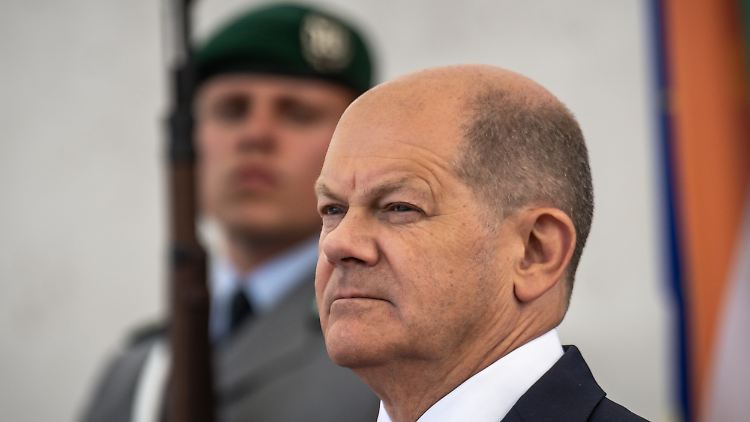 Bundeskanzler Olaf Scholz hatte gesagt, die Ausladung von Bundespräsident Frank-Walter Steinmeier durch die Ukraine stehe seiner Reise im Weg.
