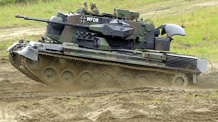 Panzer vom Typ "Gepard": Deutschland hat die Lieferung von 50 Stück dieses schweren Geräts zugesichert.